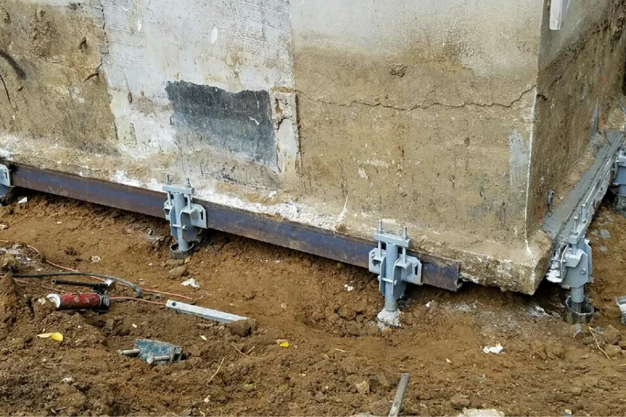 Helical Pier Installation in Lawrenceburg, TN