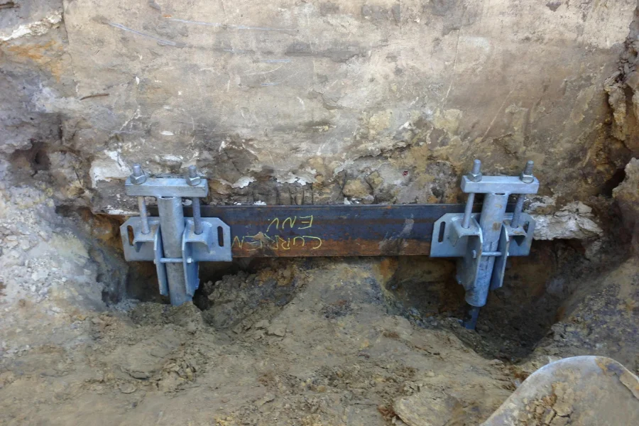 Helical Pier Installation in Lawrenceburg, TN