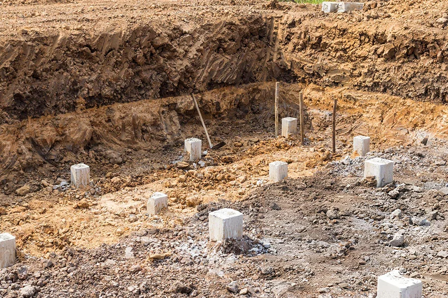 Pre-Construction Pier Installation in Lawrenceburg, TN