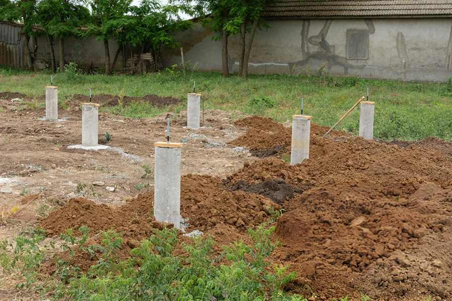 Slab Pier Installation in Lawrenceburg, TN